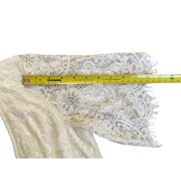 Francesca's Lace Romper Size L - Picture 8 of 12